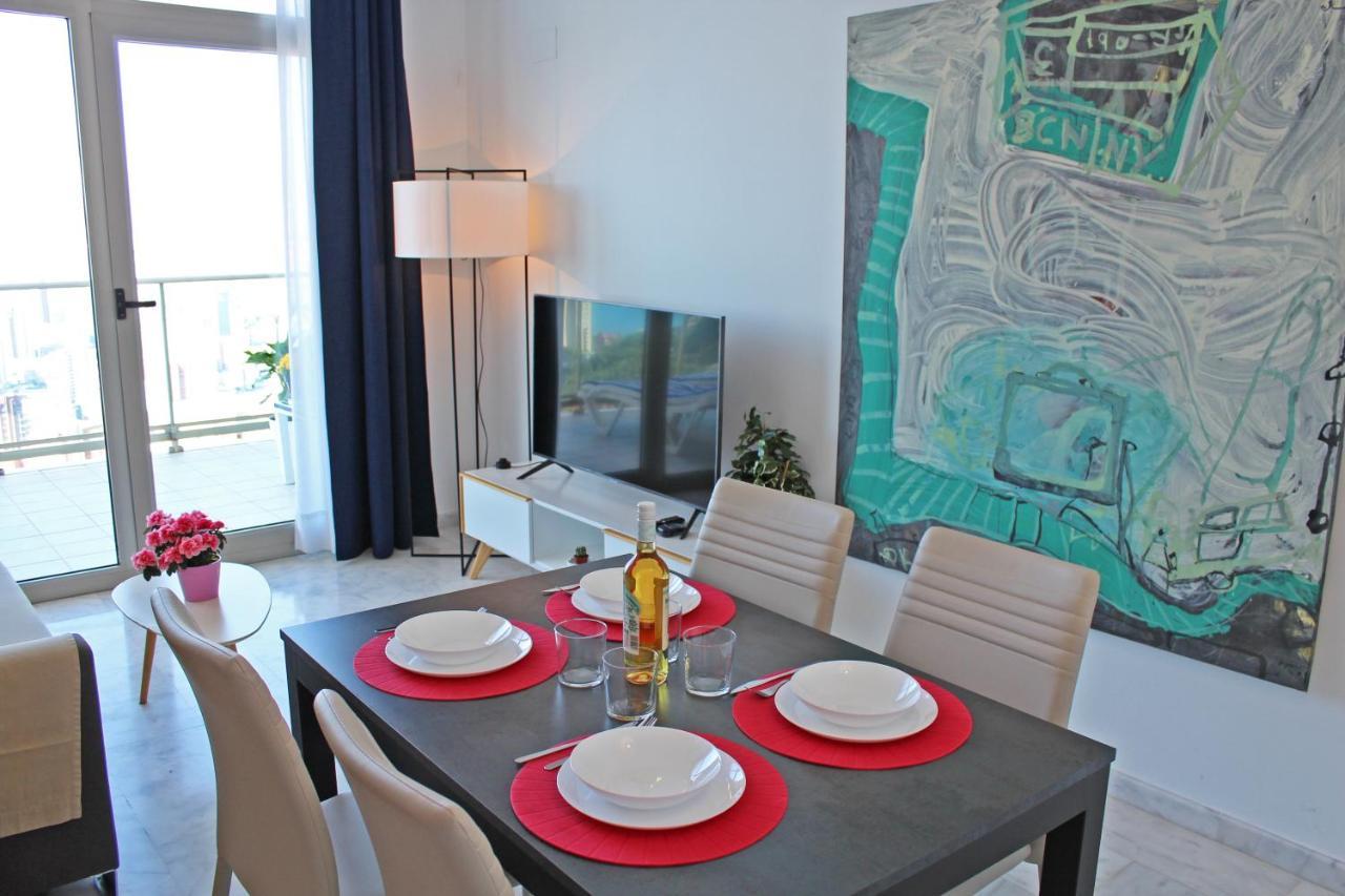 Skyline 20 Apartamento De Lujo Con Terraza Privada Y Vistas Al Mar Benidorm Esterno foto