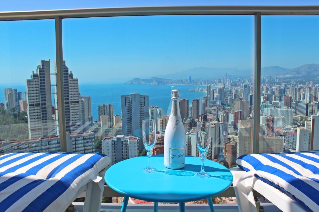 Skyline 20 Apartamento De Lujo Con Terraza Privada Y Vistas Al Mar Benidorm Esterno foto