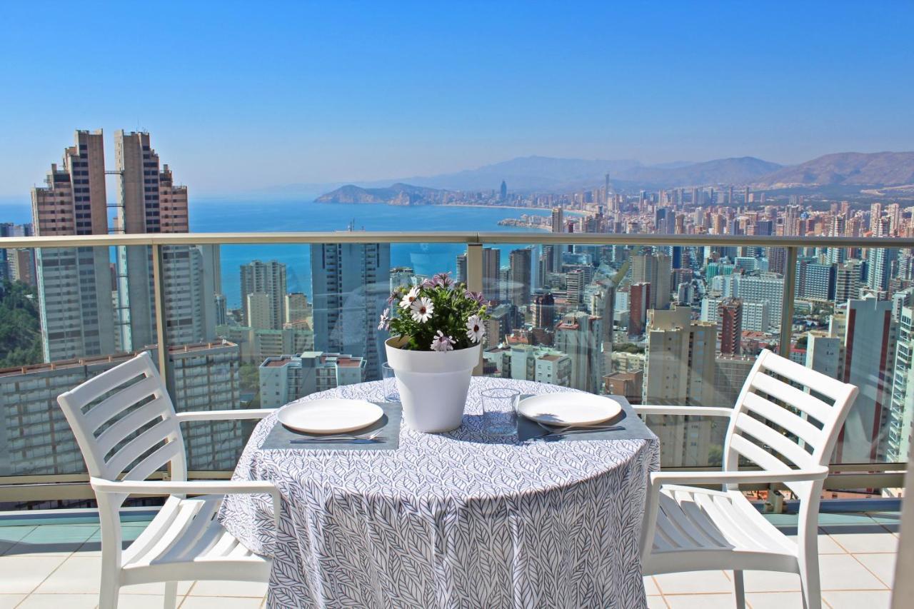 Skyline 20 Apartamento De Lujo Con Terraza Privada Y Vistas Al Mar Benidorm Esterno foto