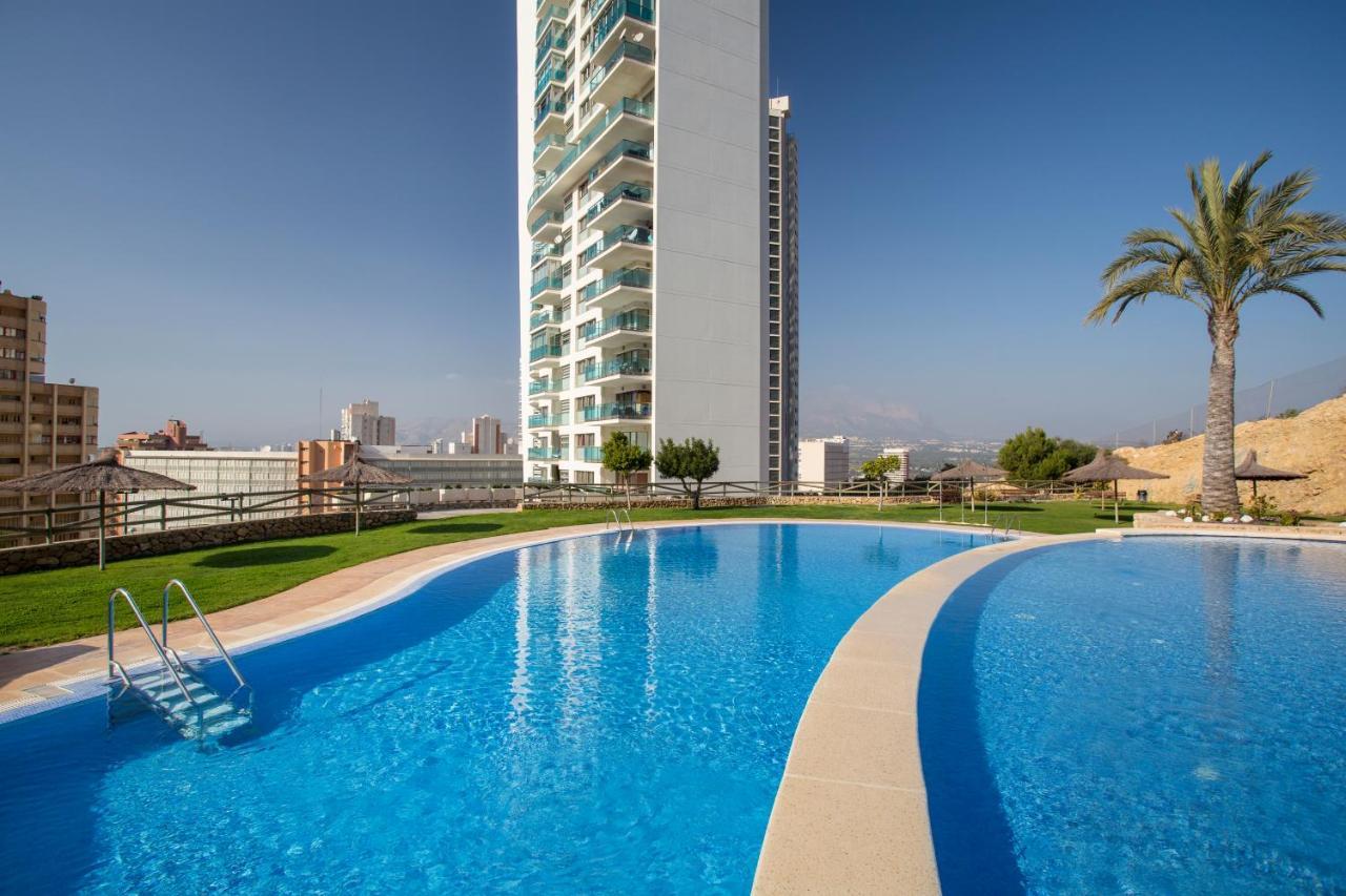 Skyline 20 Apartamento De Lujo Con Terraza Privada Y Vistas Al Mar Benidorm Esterno foto