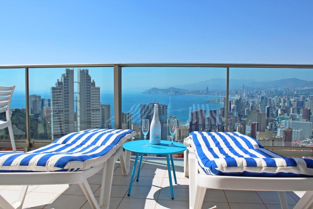 Skyline 20 Apartamento De Lujo Con Terraza Privada Y Vistas Al Mar Benidorm Esterno foto